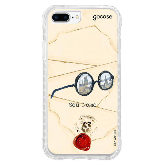Capinha para celular  Harry Potter - Óculos Castelo