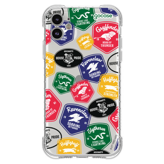 Capinha para celular  Harry Potter - Patches Casas