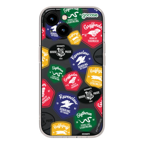 Capinha para celular  Harry Potter - Patches Casas