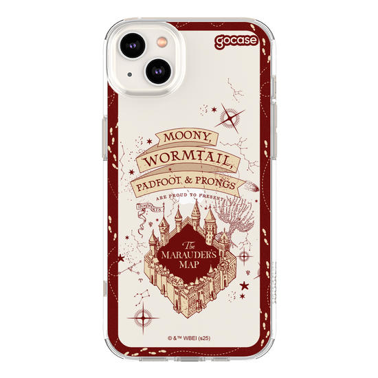 Capinha para celular  Harry Potter - Mapa do Maroto