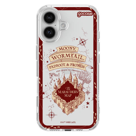 Capinha para celular  Harry Potter - Mapa do Maroto