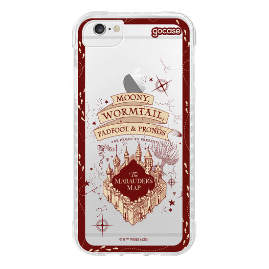 Capinha para celular  Harry Potter - Mapa do Maroto