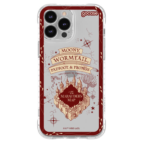 Capinha para celular  Harry Potter - Mapa do Maroto