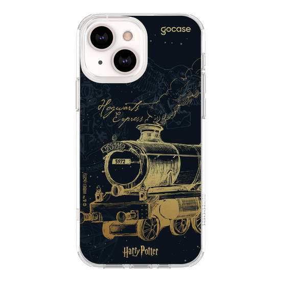 Capinha para celular  Harry Potter - Hogwarts Express Gold