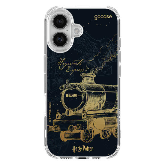 Capinha para celular  Harry Potter - Hogwarts Express Gold
