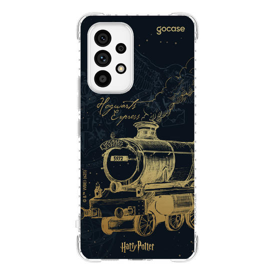 Capinha para celular  Harry Potter - Hogwarts Express Gold