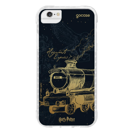Capinha para celular  Harry Potter - Hogwarts Express Gold