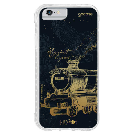 Capinha para celular  Harry Potter - Hogwarts Express Gold