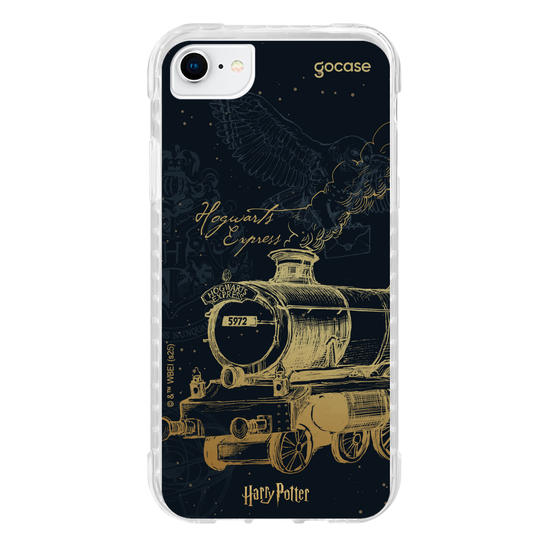 Capinha para celular  Harry Potter - Hogwarts Express Gold