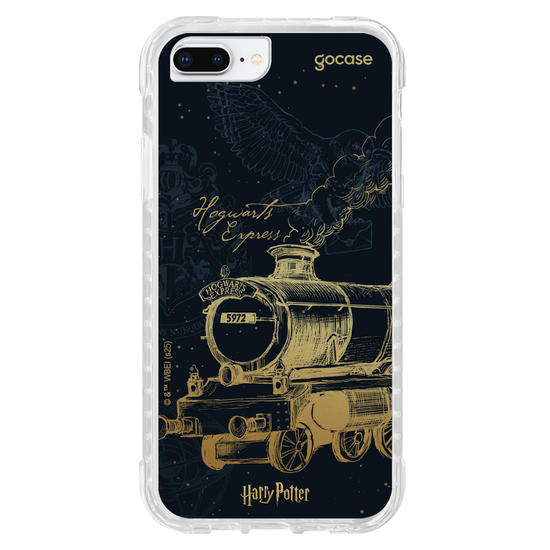 Capinha para celular  Harry Potter - Hogwarts Express Gold