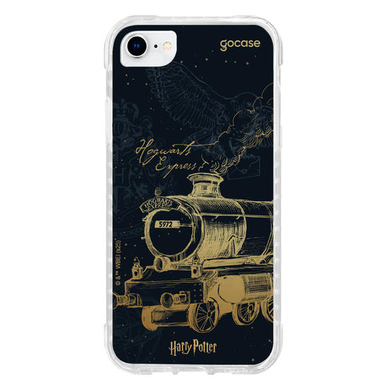 Capinha para celular  Harry Potter - Hogwarts Express Gold
