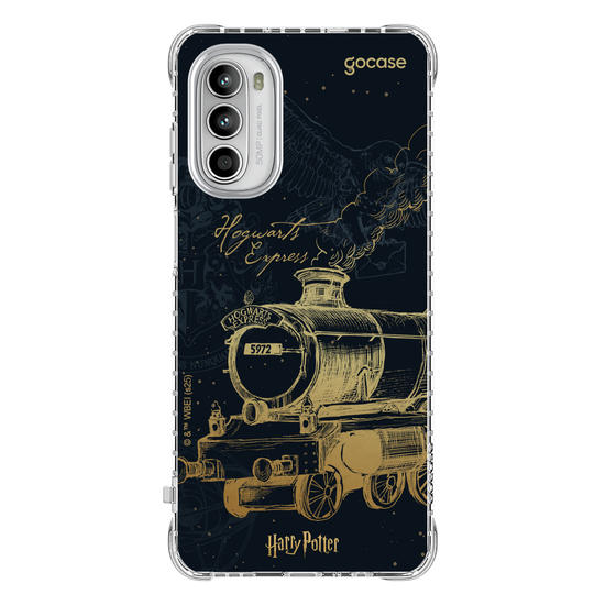 Capinha para celular  Harry Potter - Hogwarts Express Gold