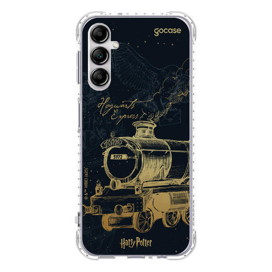Capinha para celular  Harry Potter - Hogwarts Express Gold