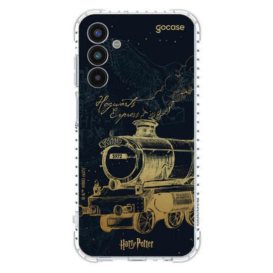 Capinha para celular  Harry Potter - Hogwarts Express Gold