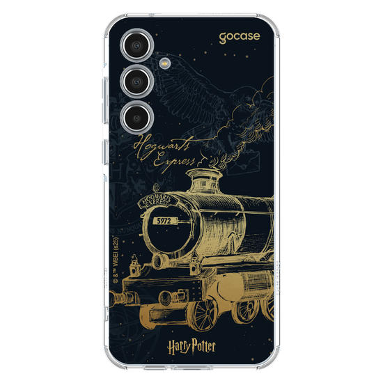 Capinha para celular  Harry Potter - Hogwarts Express Gold
