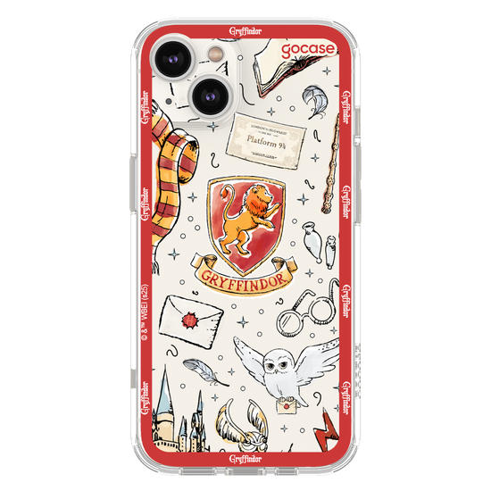  Harry Potter - Grifinória: Patches em Aquarela
