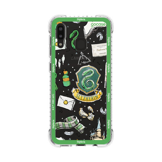 Capinha para celular  Harry Potter - Sonserina: Patches em Aquarela