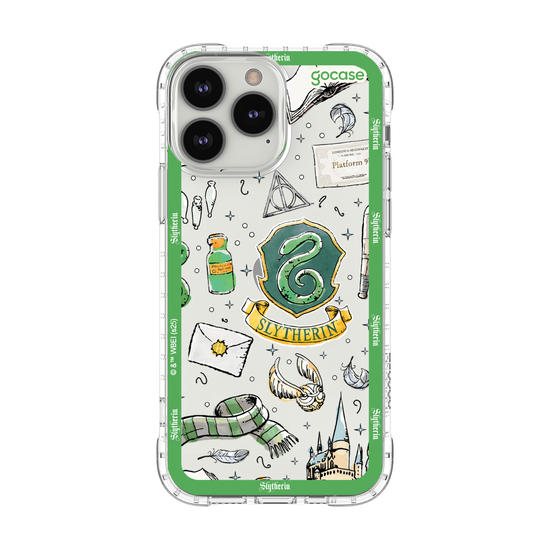 Capinha para celular  Harry Potter - Sonserina: Patches em Aquarela