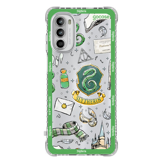 Capinha para celular  Harry Potter - Sonserina: Patches em Aquarela
