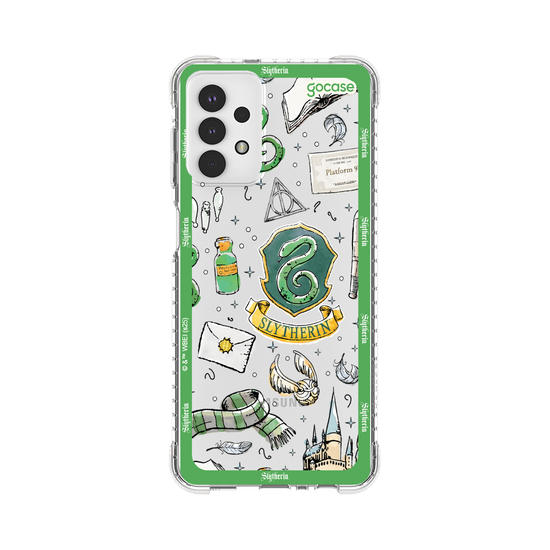  Harry Potter - Sonserina: Patches em Aquarela