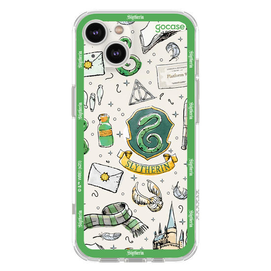  Harry Potter - Sonserina: Patches em Aquarela