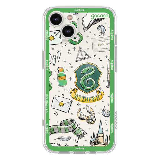  Harry Potter - Sonserina: Patches em Aquarela