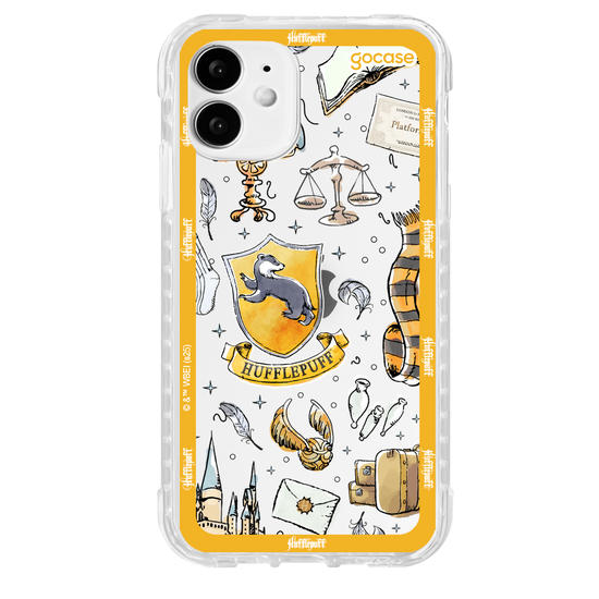 Capinha para celular  Harry Potter - Lufa-Lufa: Patches em Aquarela