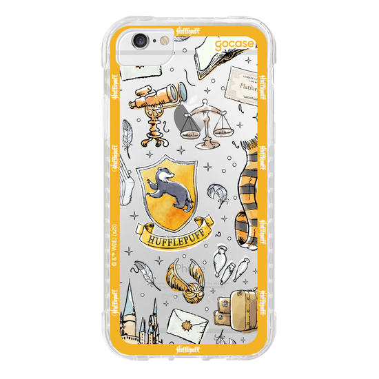 Capinha para celular  Harry Potter - Lufa-Lufa: Patches em Aquarela