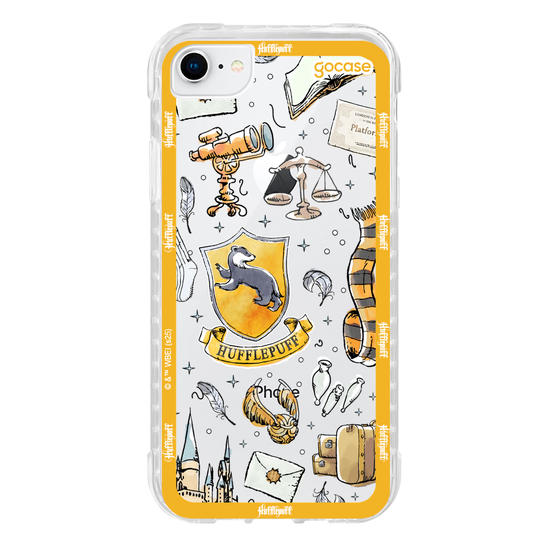 Capinha para celular  Harry Potter - Lufa-Lufa: Patches em Aquarela