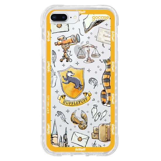 Capinha para celular  Harry Potter - Lufa-Lufa: Patches em Aquarela