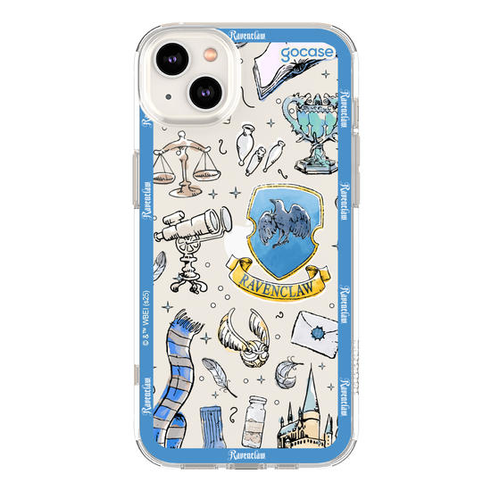 Capinha para celular  Harry Potter - Corvinal: Patches em Aquarela