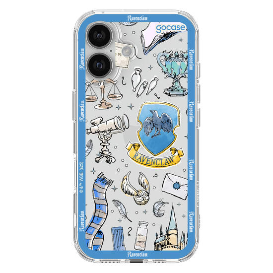Capinha para celular  Harry Potter - Corvinal: Patches em Aquarela