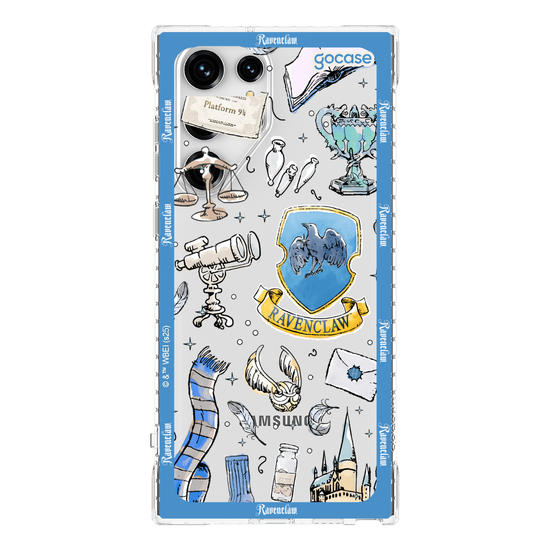Capinha para celular  Harry Potter - Corvinal: Patches em Aquarela