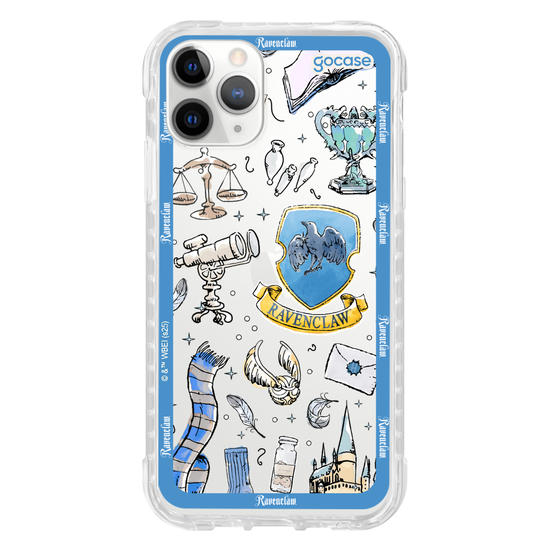 Capinha para celular  Harry Potter - Corvinal: Patches em Aquarela