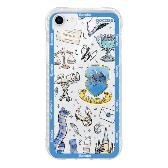 Capinha para celular  Harry Potter - Corvinal: Patches em Aquarela
