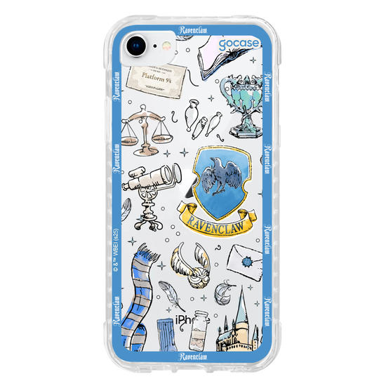 Capinha para celular  Harry Potter - Corvinal: Patches em Aquarela