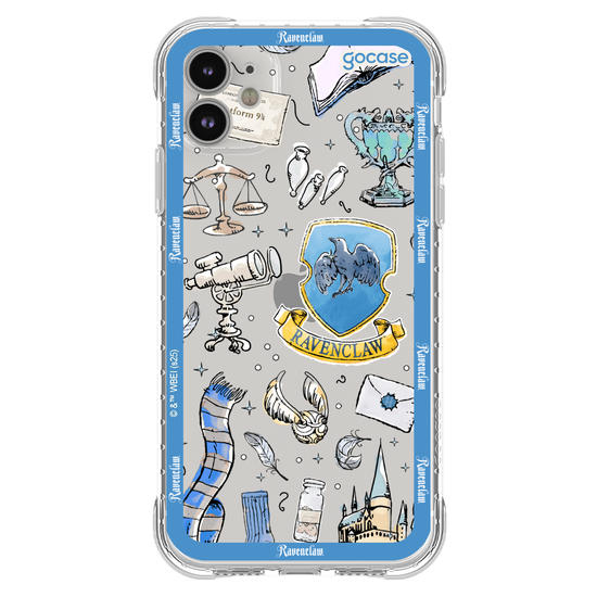 Capinha para celular  Harry Potter - Corvinal: Patches em Aquarela