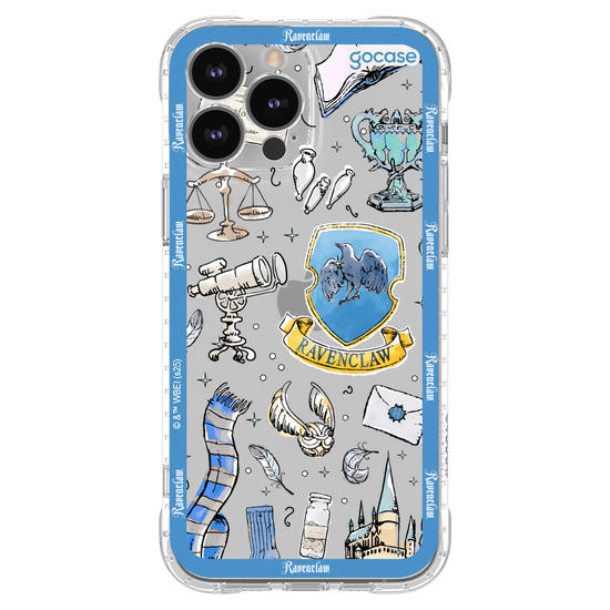 Capinha para celular  Harry Potter - Corvinal: Patches em Aquarela
