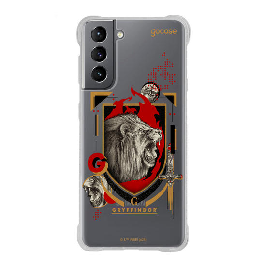 Capinha para celular  Harry Potter - Hogwarts - Escudo Dark Grifinória