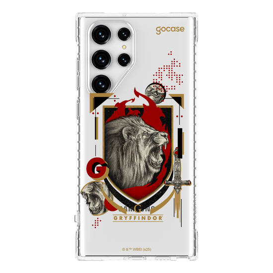 Capinha para celular  Harry Potter - Hogwarts - Escudo Dark Grifinória