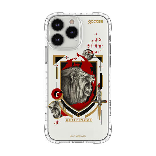 Capinha para celular  Harry Potter - Hogwarts - Escudo Dark Grifinória