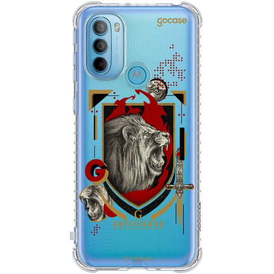 Capinha para celular  Harry Potter - Hogwarts - Escudo Dark Grifinória