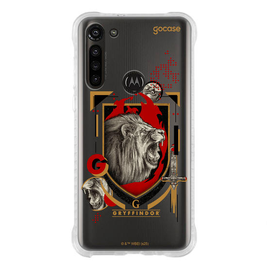 Capinha para celular  Harry Potter - Hogwarts - Escudo Dark Grifinória