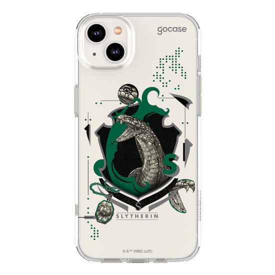 Capinha para celular  Harry Potter - Hogwarts - Escudo Dark Sonserina