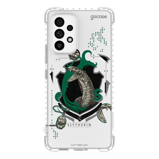 Capinha para celular  Harry Potter - Hogwarts - Escudo Dark Sonserina