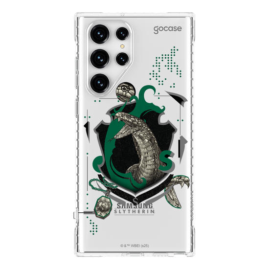 Capinha para celular  Harry Potter - Hogwarts - Escudo Dark Sonserina