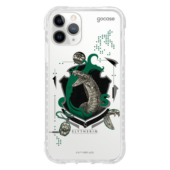 Capinha para celular  Harry Potter - Hogwarts - Escudo Dark Sonserina