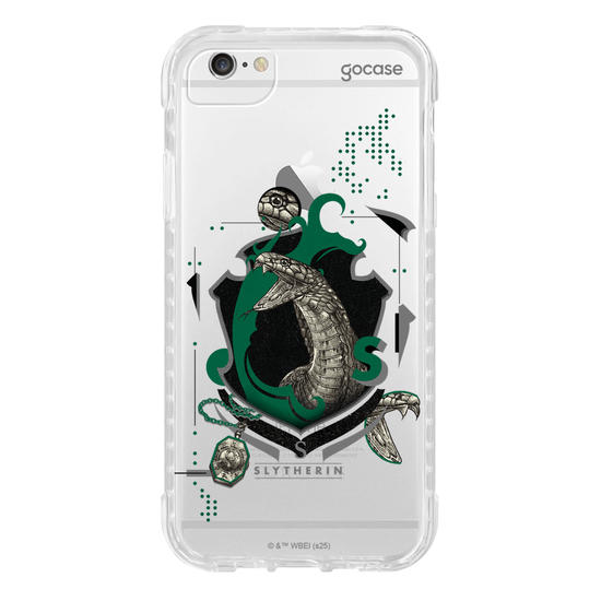 Capinha para celular  Harry Potter - Hogwarts - Escudo Dark Sonserina