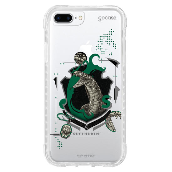 Capinha para celular  Harry Potter - Hogwarts - Escudo Dark Sonserina
