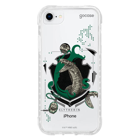 Capinha para celular  Harry Potter - Hogwarts - Escudo Dark Sonserina
